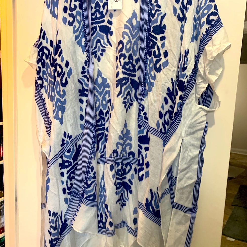 Long length, light weight shrug, coverup
